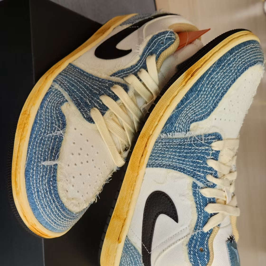 Air Jordan 1 Low 'Sashiko Denim' FN7670-493 Air Jordan 1 Low 'Sashiko Denim' FN7670-493